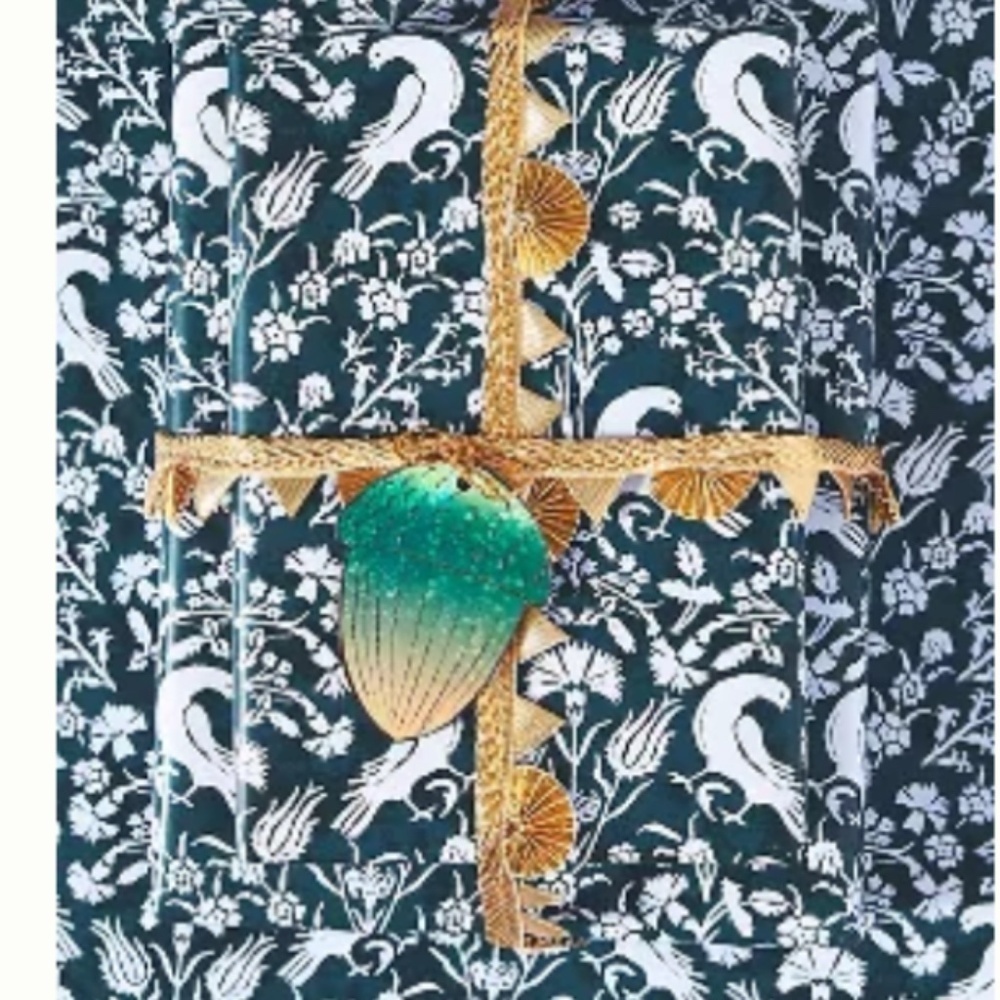 NWT Set of 2 rolls Anthropologie Venice AND Flora Gift Wrap Wrapping Paper